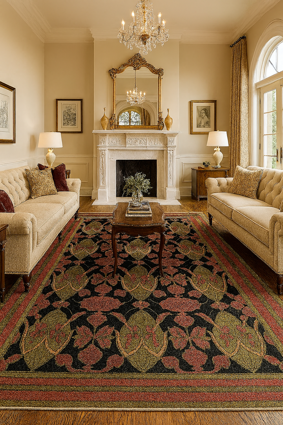Craft Area Rug Arts and Crafts Collection Area Rug Ultra Soft Washable Rug, Non Slip ...
