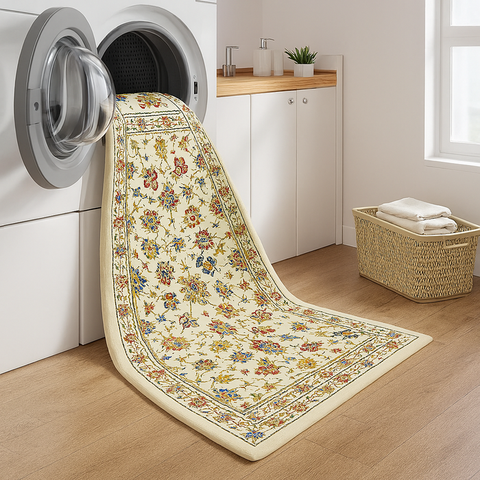 Arts and Crafts Collection Area Rug Ultra Soft Washable Rug, Non Slip Area Rug Indoor, Stain Resistant Rugs for Living Room Bedroom Vintage Home Decor