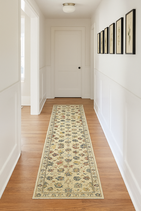 Arts and Crafts Collection Area Rug Ultra Soft Washable Rug, Non Slip Area Rug Indoor, Stain Resistant Rugs for Living Room Bedroom Vintage Home Decor