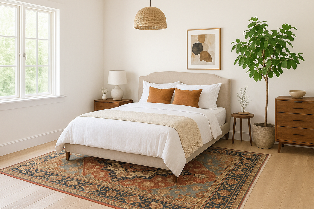 Serapi Collection Area Rug Ultra Soft Washable Rug, Non Slip Area Rug Indoor, Stain Resistant Rugs for Living Room Bedroom Vintage Home Decor