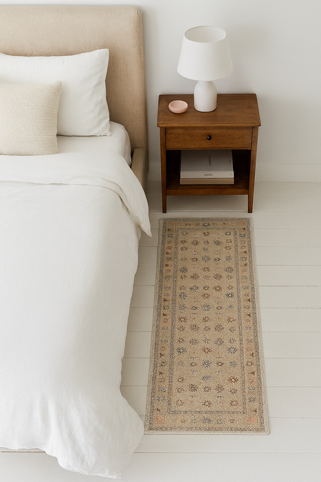 Ushak Collection Area Rug Ultra Soft Washable Rug, Non Slip Area Rug Indoor, Stain Resistant Rugs for Living Room Bedroom Vintage Home Decor