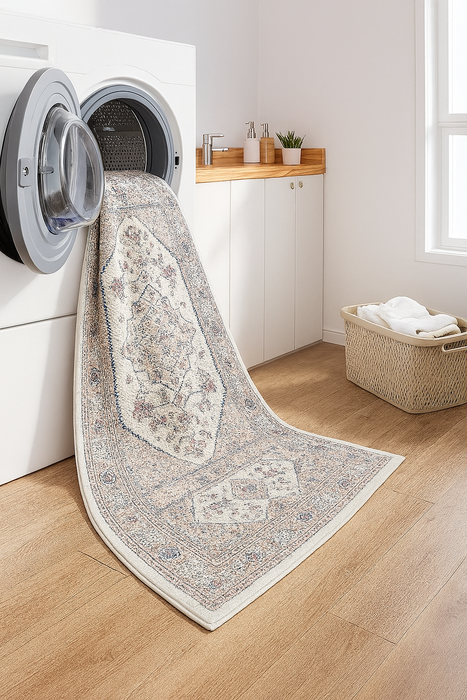 Serapi Collection Area Rug Ultra Soft Washable Rug, Non Slip Area Rug Indoor, Stain Resistant Rugs for Living Room Bedroom Vintage Home Decor