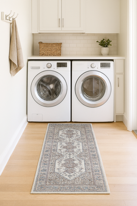 Serapi Collection Area Rug Ultra Soft Washable Rug, Non Slip Area Rug Indoor, Stain Resistant Rugs for Living Room Bedroom Vintage Home Decor