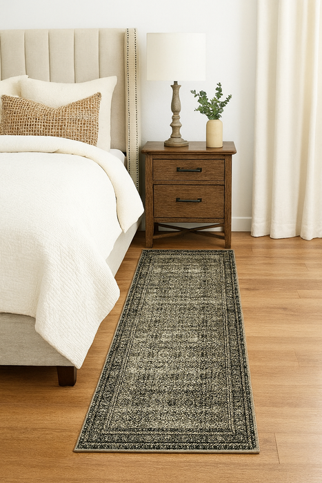 Tibet Collection Area Rug Ultra Soft Washable Rug, Non Slip Area Rug Indoor, Stain Resistant Rugs for Living Room Bedroom Vintage Home Decor