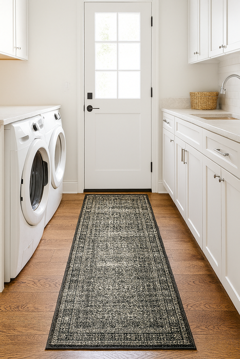 Tibet Collection Area Rug Ultra Soft Washable Rug, Non Slip Area Rug Indoor, Stain Resistant Rugs for Living Room Bedroom Vintage Home Decor