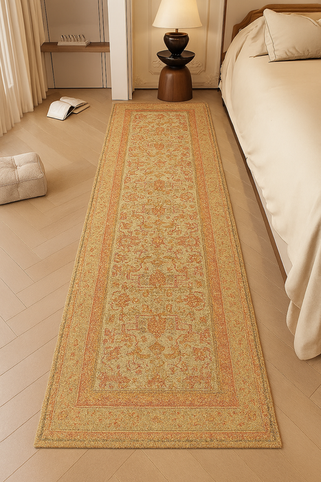 Ushak Collection Area Rug Ultra Soft Washable Rug, Non Slip Area Rug Indoor, Stain Resistant Rugs for Living Room Bedroom Vintage Home Decor