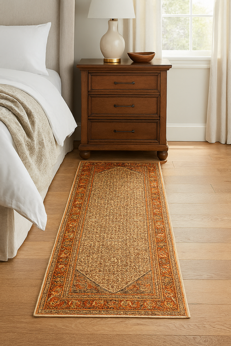 Serapi Collection Area Rug Ultra Soft Washable Rug, Non Slip Area Rug Indoor, Stain Resistant Rugs for Living Room Bedroom Vintage Home Decor