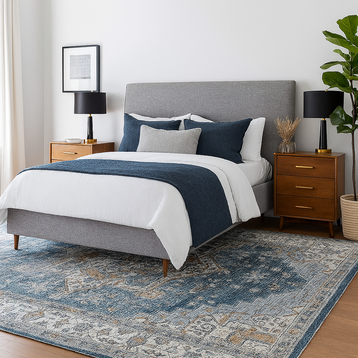 Serapi Collection Area Rug Ultra Soft Washable Rug, Non Slip Area Rug Indoor, Stain Resistant Rugs for Living Room Bedroom Vintage Home Decor