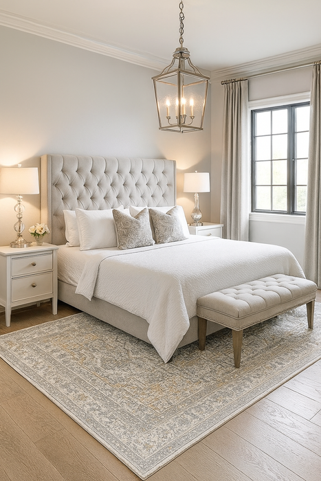 Serapi Collection Area Rug Ultra Soft Washable Rug, Non Slip Area Rug Indoor, Stain Resistant Rugs for Living Room Bedroom Vintage Home Decor