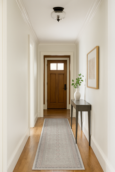 Ushak Collection Area Rug Ultra Soft Washable Rug, Non Slip Area Rug Indoor, Stain Resistant Rugs for Living Room Bedroom Vintage Home Decor