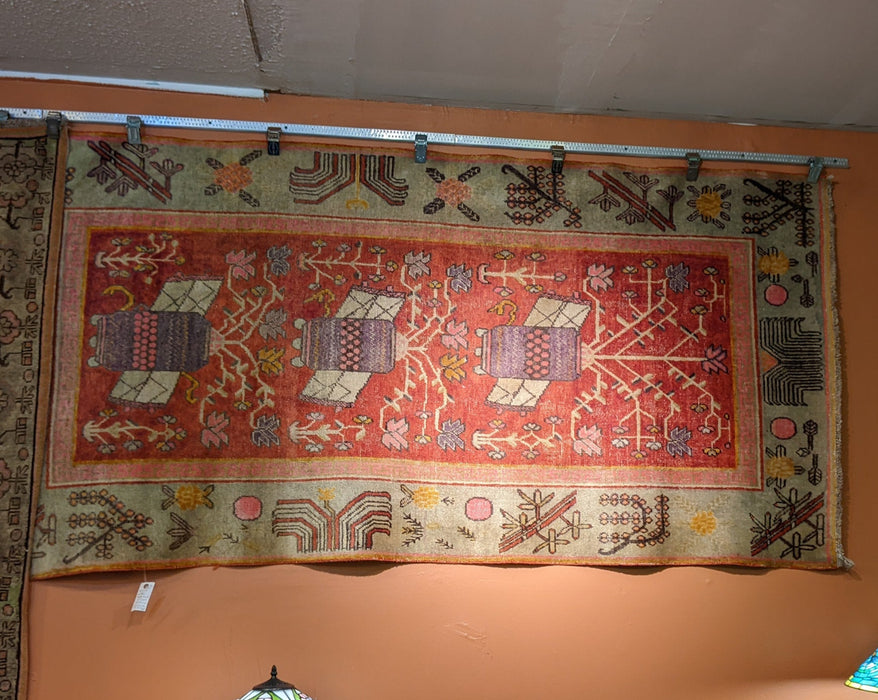 Antique Samarkand / Khotan Oriental Rug 4'1" x 8'
