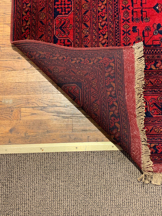 Terkaman Tribal Afghan Oriental Rug, size 8' 5" x 11' 6" (C)