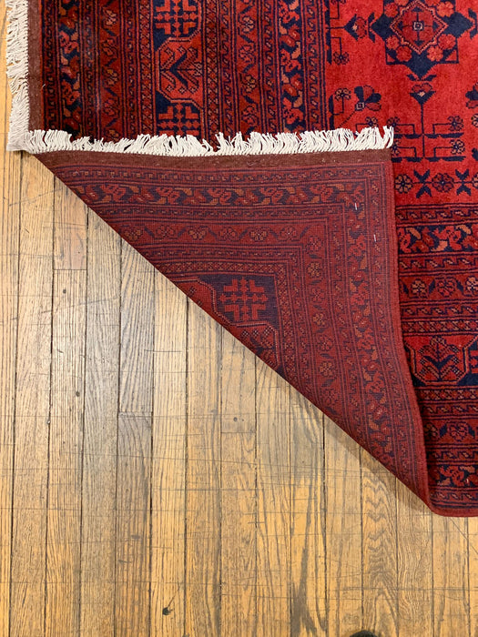 Terkaman Tribal Afghan Oriental Rug, size 8' 5"x 11' 7" (C)