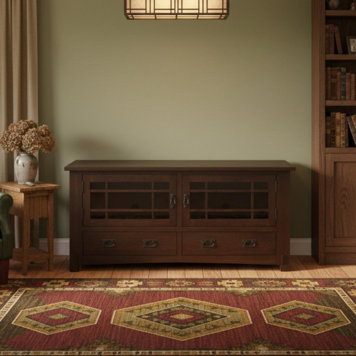 Mission Quarter Sawn Oak TV Stand - 60"