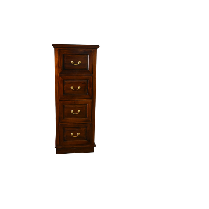 Legacy 4 Drawer File Cabinet - Brown Walnut