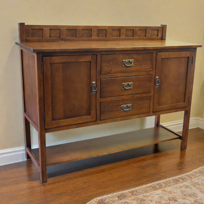Mission Turner Sideboard with 3 Drawers and 2 Doors - Walnut (AW) - 58"