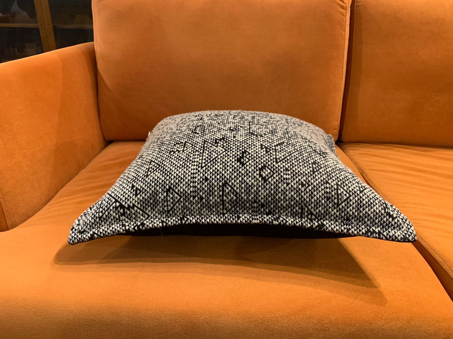 Black & White Geometric Accent Cushion