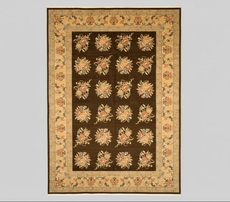 Sultanabad 100% wool Hand Made Rug - size 9" x 12"  (P)