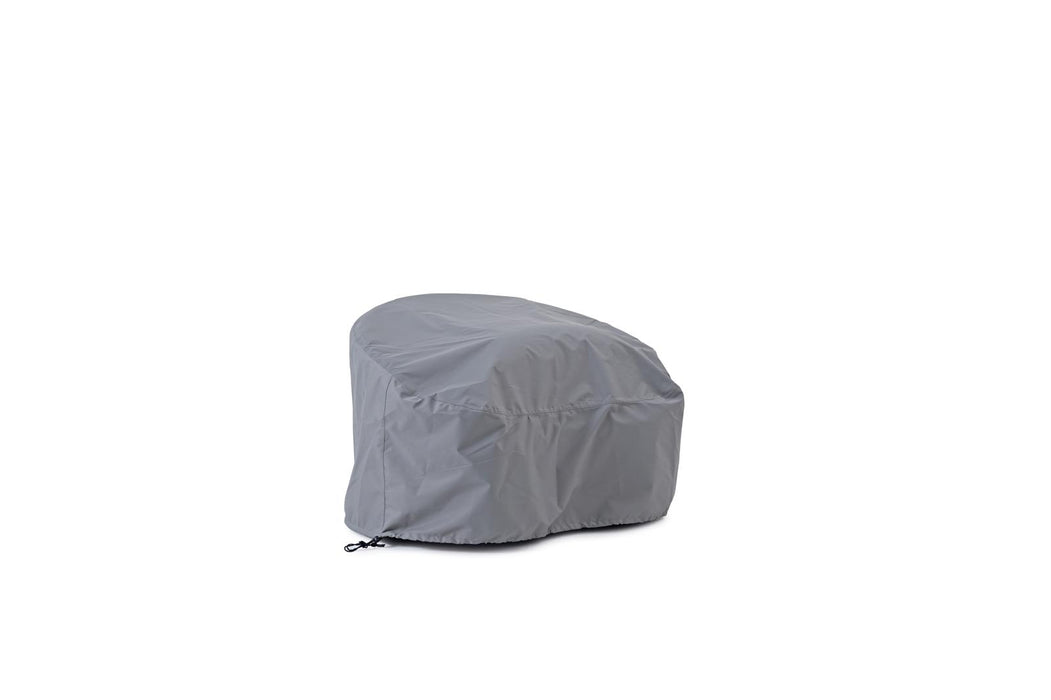 Serene Outdoor Modern Armchair Grey Bouclé - Gray Fabric