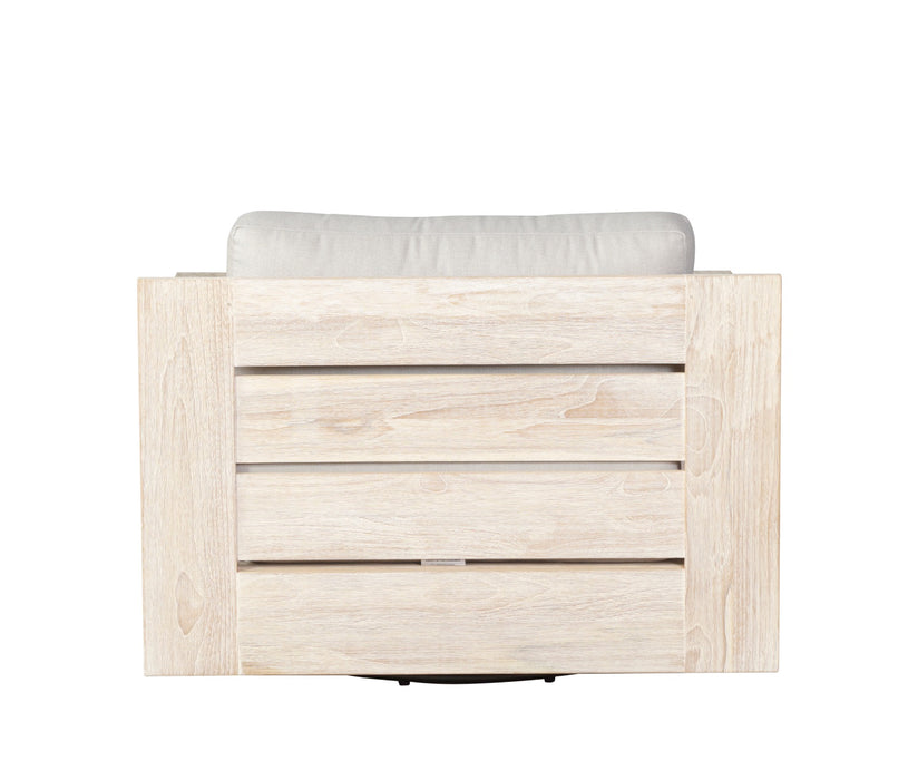 Paradiso Outdoor Teak Natural Revolving Chair