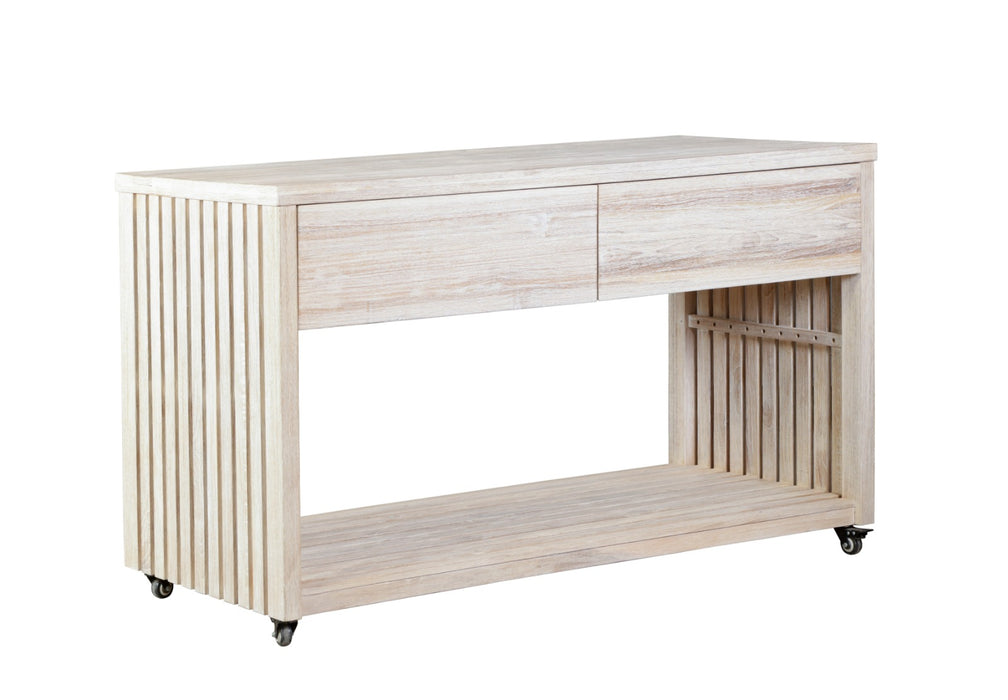 Paradiso Outdoor Teak Natural Kitchen Island