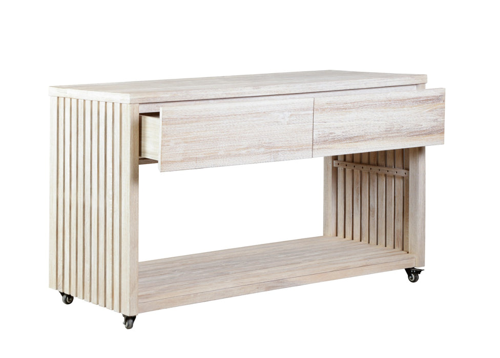 Paradiso Outdoor Teak Natural Kitchen Island