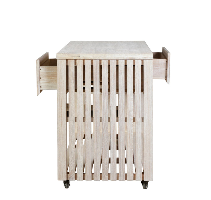 Paradiso Outdoor Teak Natural Kitchen Island