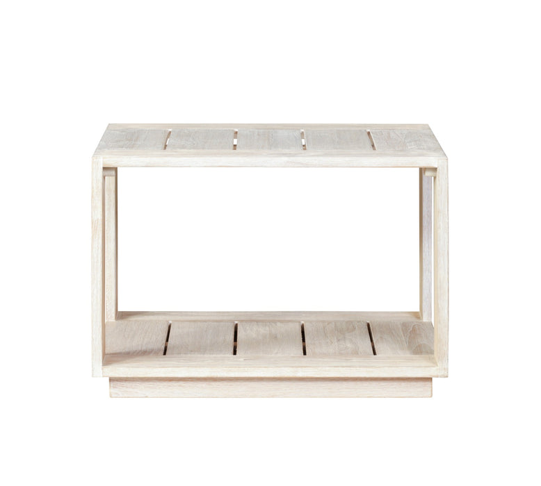 Imperial Grove Outdoor Solid Teak Wood, Natural Look End Table