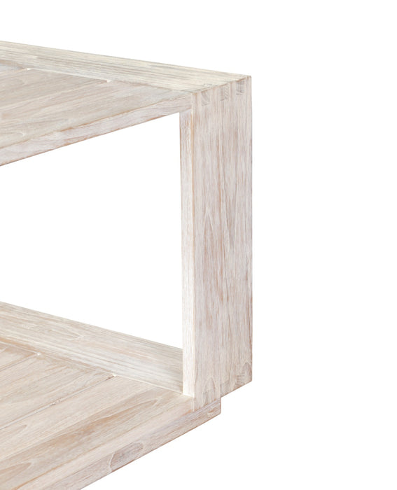 Imperial Grove Outdoor Solid Teak Wood, Natural Look End Table