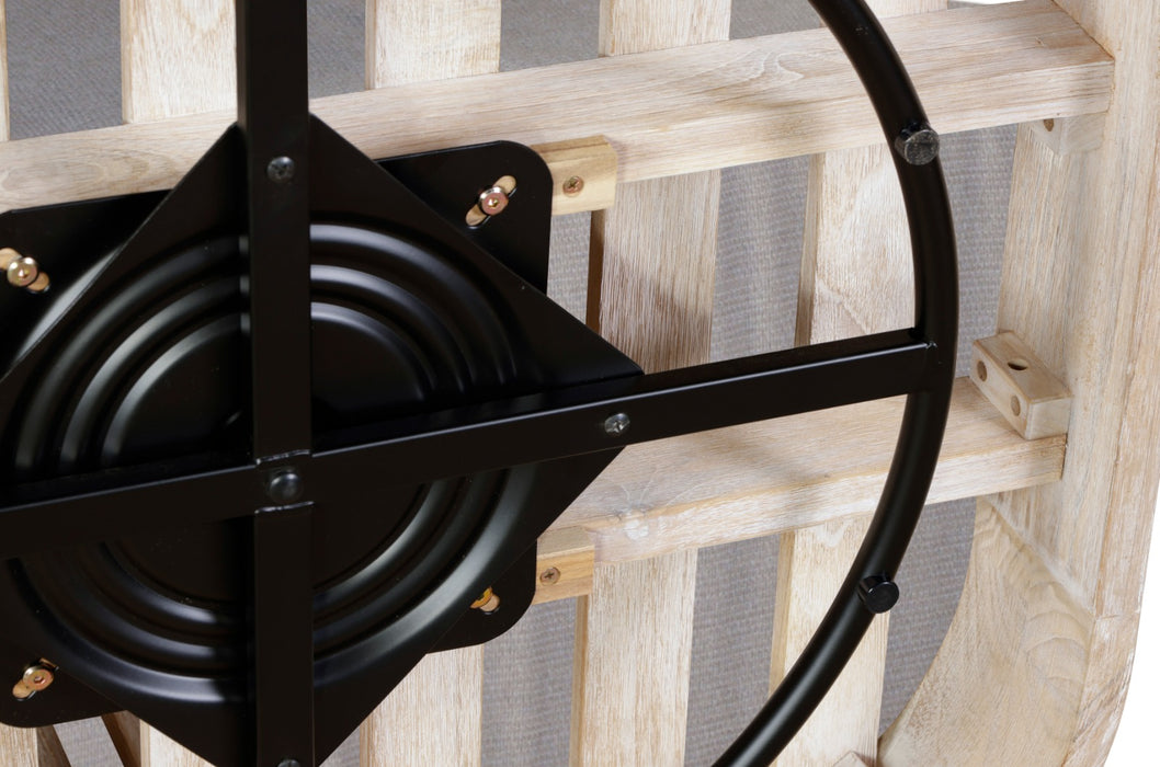 Paradiso Outdoor Teak Natural Look Swivel Chair - Teak Natural