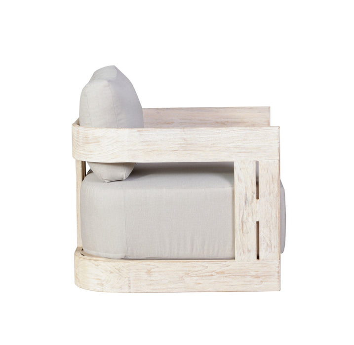 Paradiso Outdoor Teak Natural Look Swivel Chair - Teak Natural