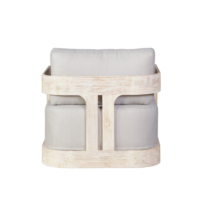 Paradiso Outdoor Teak Natural Look Swivel Chair - Teak Natural