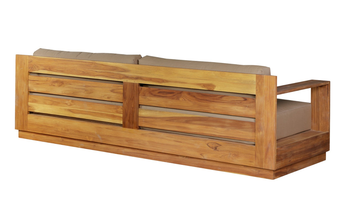 Paradiso Outdoor Teak Wood Sofa - 84"