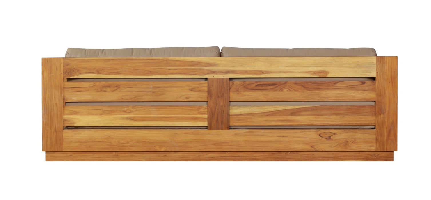 Paradiso Outdoor Teak Wood Sofa - 84"
