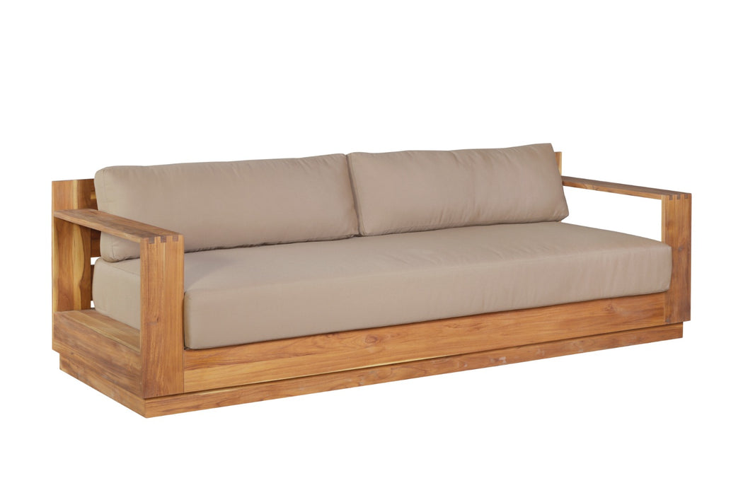 Paradiso Outdoor Teak Wood Sofa - 84"