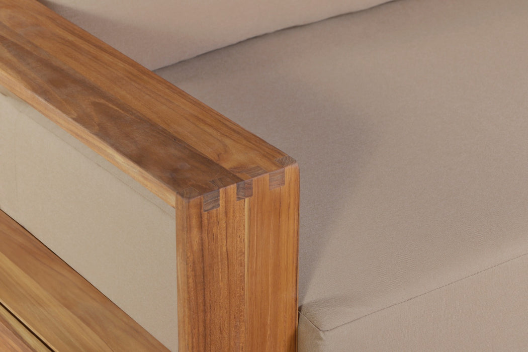 Paradiso Outdoor Teak Wood Sofa - 84"