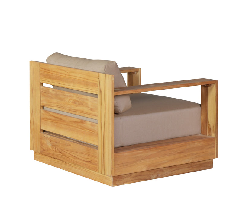 Paradiso Outdoor Teak Natural Arm Chair