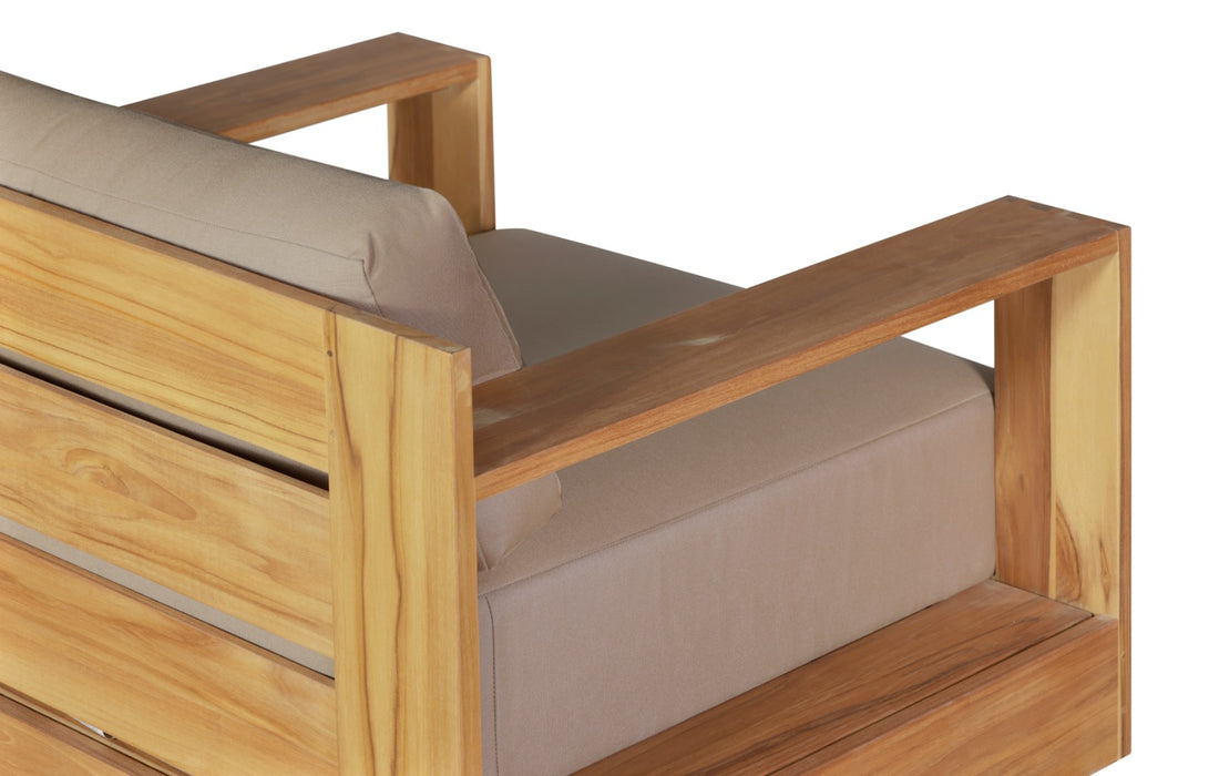 Paradiso Outdoor Teak Natural Arm Chair