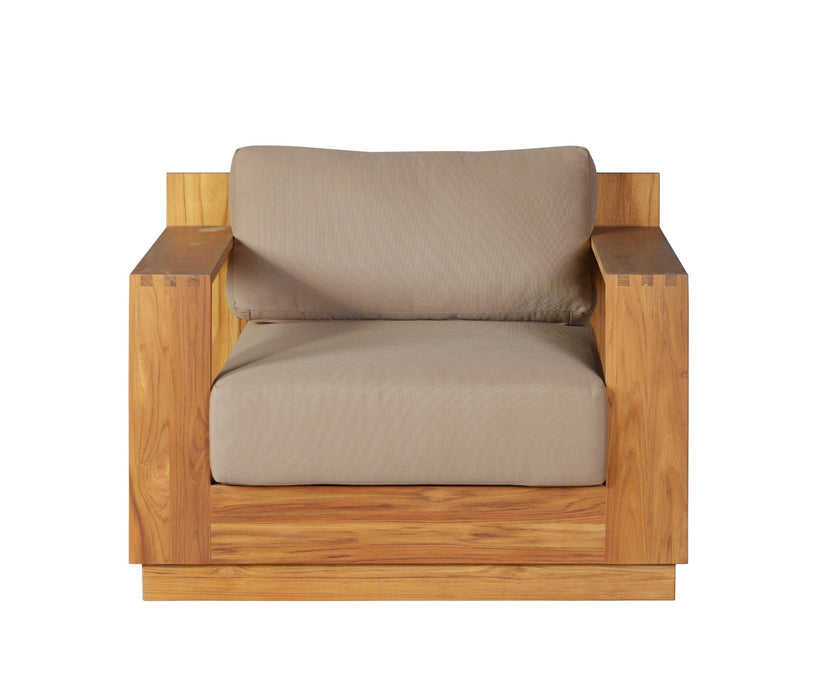Paradiso Outdoor Teak Natural Arm Chair