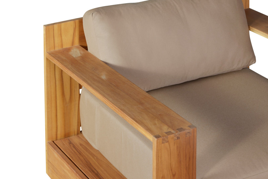 Paradiso Outdoor Teak Natural Arm Chair