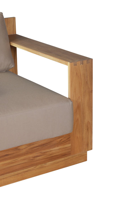 Paradiso Outdoor Teak Natural Arm Chair