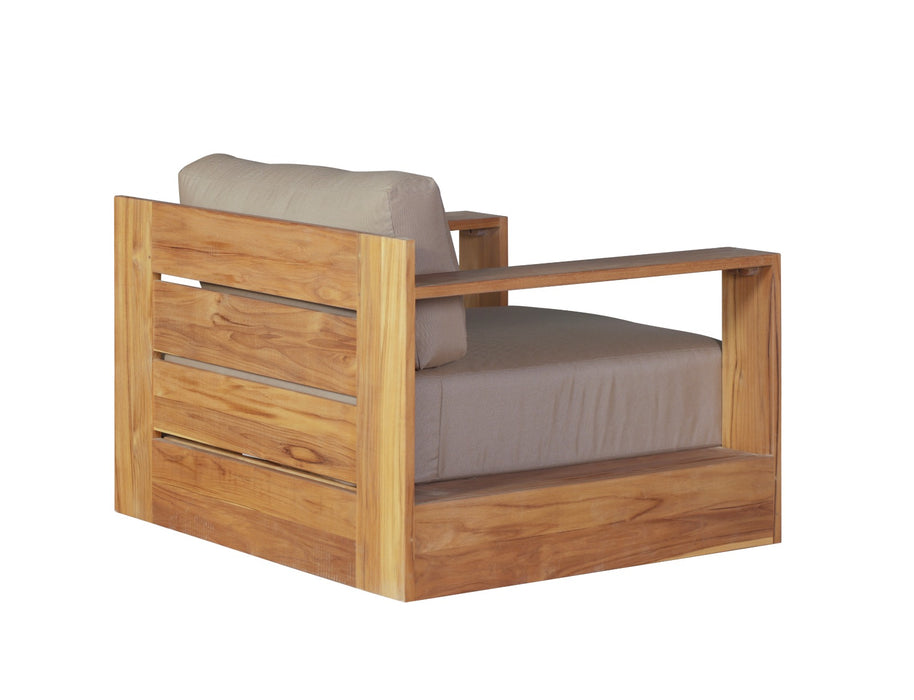 Paradiso Outdoor Teak Natural Revolving Chair