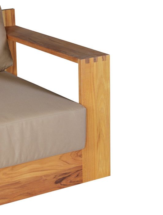 Paradiso Outdoor Teak Natural Revolving Chair