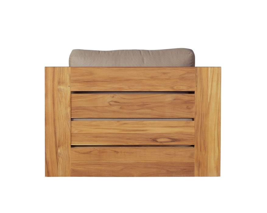 Paradiso Outdoor Teak Natural Revolving Chair