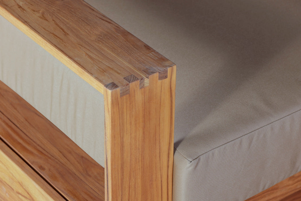 Paradiso Outdoor Teak Natural Revolving Chair