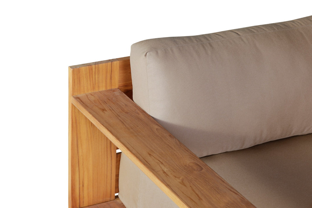 Paradiso Outdoor Teak Natural Revolving Chair