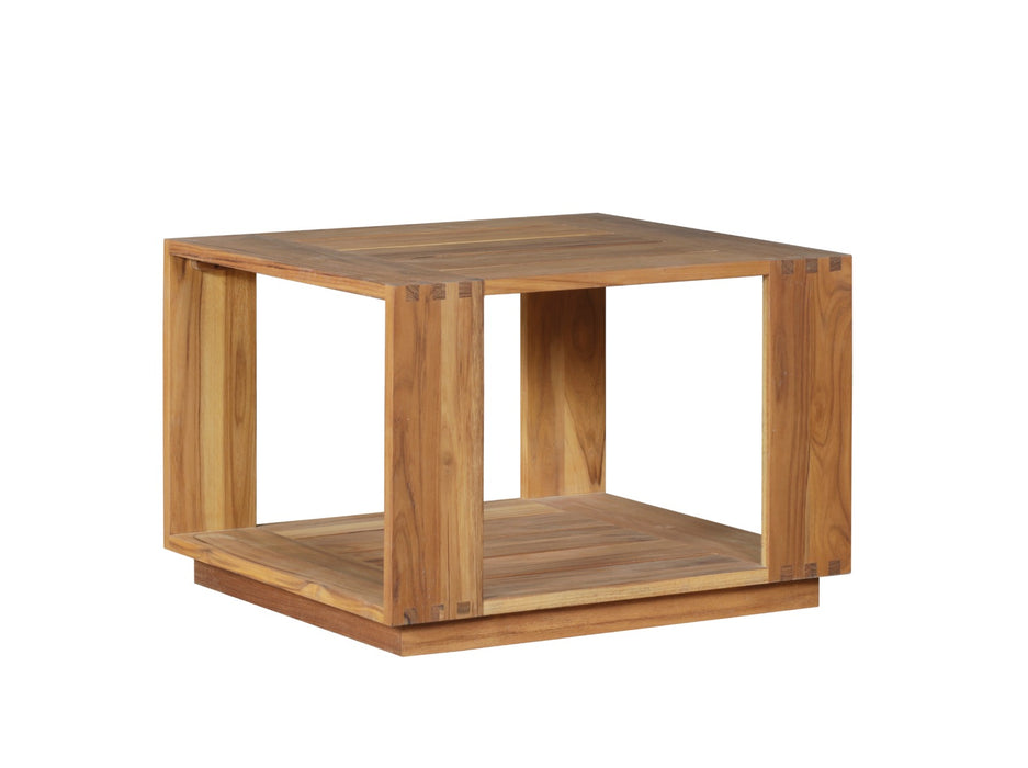 Trendy Teak Outdoor End Table Stylish, Durable