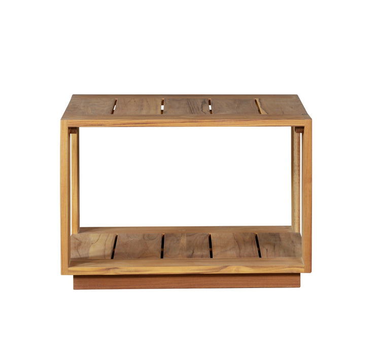 Trendy Teak Outdoor End Table Stylish, Durable