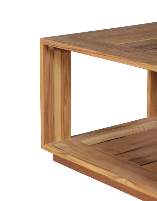 Trendy Teak Outdoor End Table Stylish, Durable