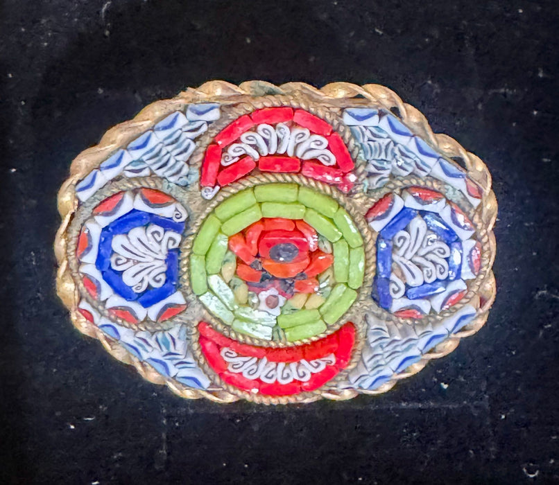 A group of seven Micro Mosaic Pins